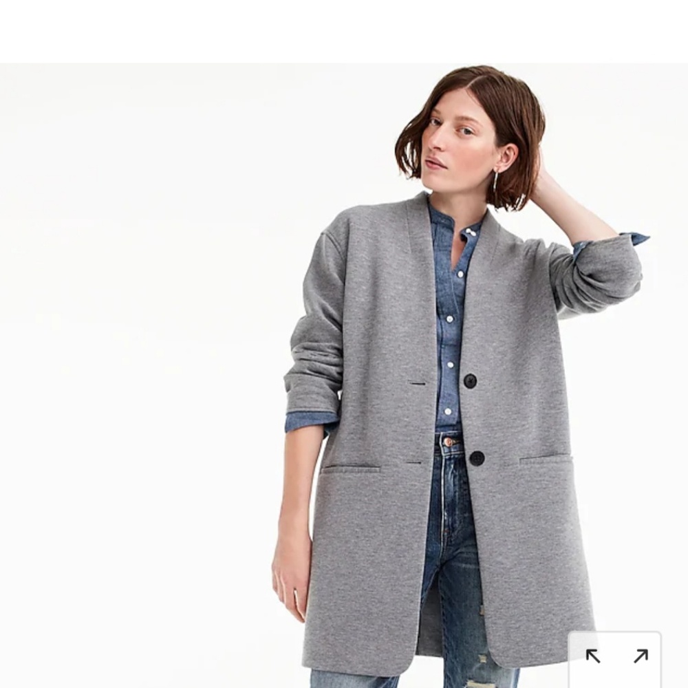 J.Crew Drapey heather jacket